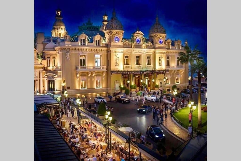 Monaco A 300M Du Casino - Grand Studio Avec Piscine Beausoleil Exterior foto